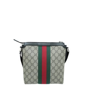 Gucci Bicolor GG Supreme Web Messenger Bag | AlmaBagz