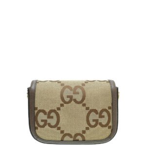 Gucci Bicolor Jumbo GG Horsebit 1955 Mini Shoulder Bag | AlmaBagz
