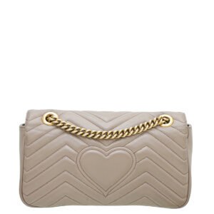 Gucci Dusty Pink GG Marmont Small Bag | AlmaBagz