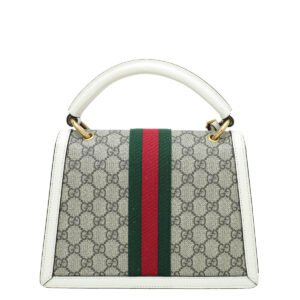 Gucci Bicolor GG Supreme Queen Margaret Top Handle Small Bag | AlmaBagz