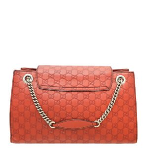 Gucci Rust Orange Guccissima Emily Large Bag | AlmaBagz