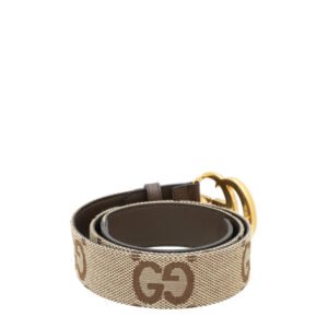 Gucci Ebony GG Marmont Buckle Wide Belt 40 | AlmaBagz