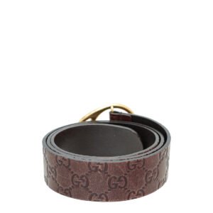 Gucci Brown Guccissima Belt 36 | AlmaBagz