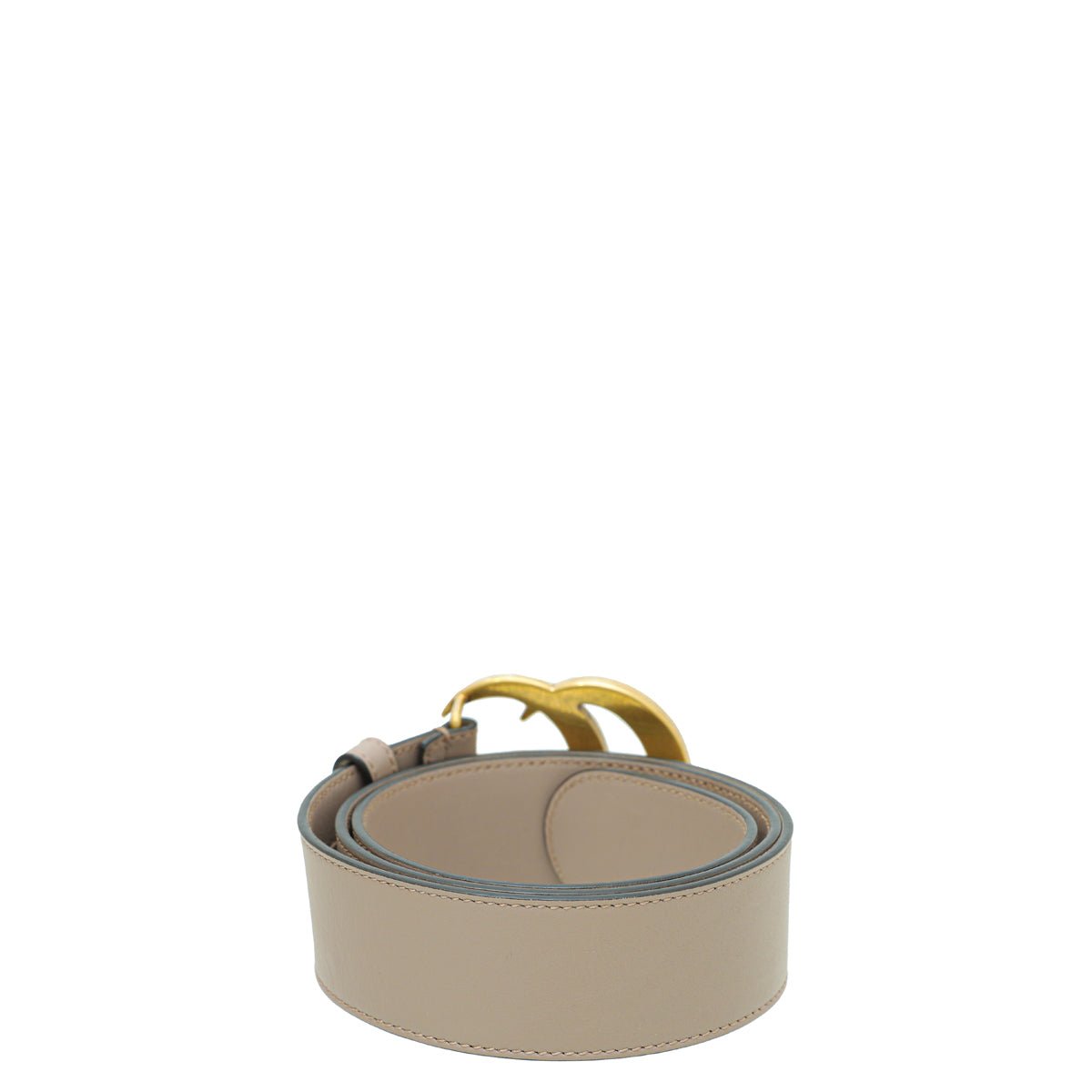 Gucci Dusty Pink 2015 Re-Edition Double G Belt 34 | AlmaBagz