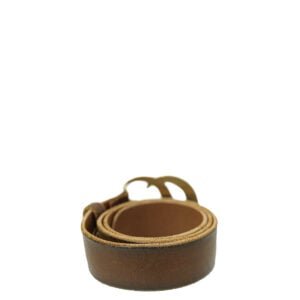 Gucci Brown Double G Buckle Belt 30 | AlmaBagz