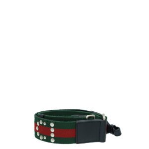 Gucci Ophidia Studded Web Shoulder Strap | AlmaBagz