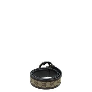 Gucci Bicolor Interlocking G Buckle GG Belt 36 | AlmaBagz