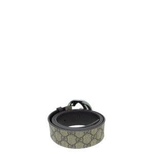 Gucci Bicolor GG Supreme Interlocking G Belt 44 | AlmaBagz