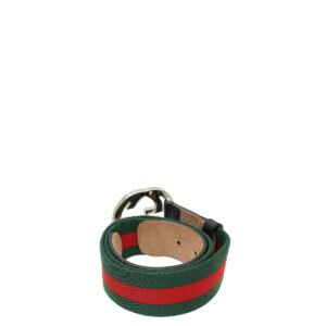 Gucci Tricolor Interlocking G Web Belt 30 | AlmaBagz