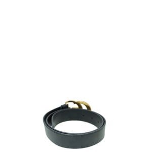 Gucci Black Double G Buckle Belt 30 | AlmaBagz