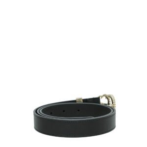 Gucci Black GG Torchon Belt 34 | AlmaBagz