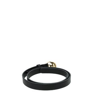 Gucci Black Double G Buckle Belt 30 | AlmaBagz