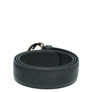 Gucci Black Double G Buckle Belt 38 | AlmaBagz