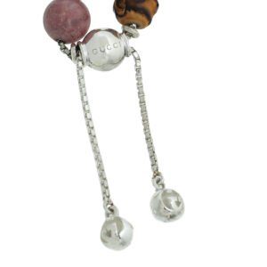 Gucci Old Pink Bamboo Stone Adjustable Bracelet | AlmaBagz