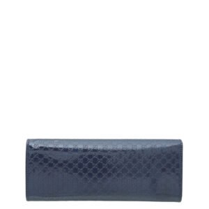 Gucci Blue Violet GG Microguccissima Broadway Small Clutch | AlmaBagz