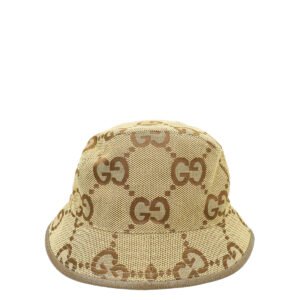 Gucci Tricolor Jumbo GG Bucket Medium Hat | AlmaBagz
