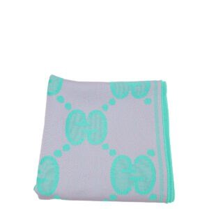 Gucci Bicolor Jumbo GG Jacquard Wool Scarf | AlmaBagz