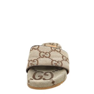 Gucci Bicolor GG Slide Maxi Sandals 9 | AlmaBagz