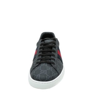 Gucci Black GG Supreme Ace Men Sneaker 8.5 | AlmaBagz