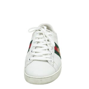 Gucci White Ace Bee Embroidered Sneaker 38 | AlmaBagz
