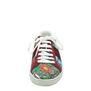 Gucci Ebony Multicolor GG Supreme Floral Print Ace Sneaker 36.5 | AlmaBagz
