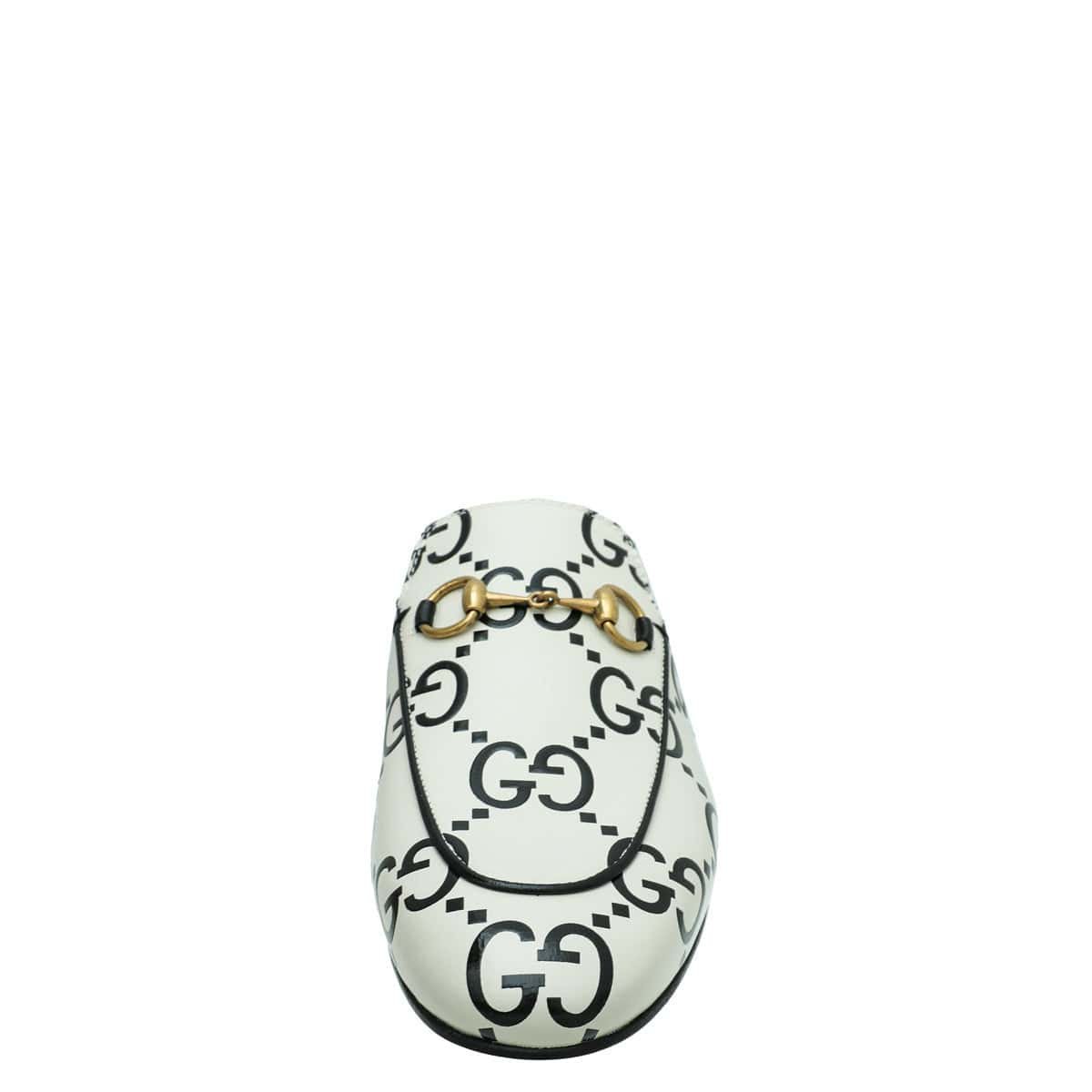 Gucci Bicolor Jumbo GG Princetown Slippers 37 | AlmaBagz