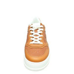 Gucci Brown Jumbo GG Embossed Sneakers 8 | AlmaBagz