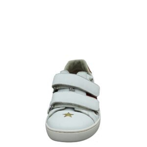 Gucci White Stars & Bees Ace Velcro Sneakers 35 | AlmaBagz