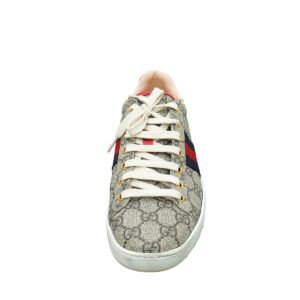 Gucci Multicolor GG Supreme Ace Sneaker 38.5 | AlmaBagz