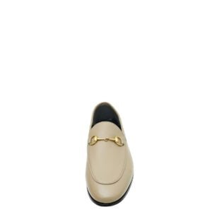 Gucci Taupe Horsebit Loafer 38 | AlmaBagz
