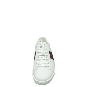Gucci White Ace Web Sneakers 40 | AlmaBagz
