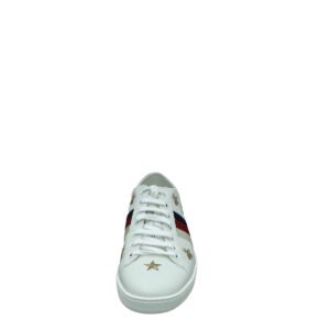 Gucci White Bees & Stars Ace Sneakers 41 | AlmaBagz