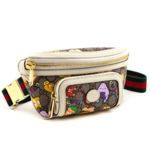 Gucci x Angela Nguyen Pikarar GG Supreme Animal Print Belt Bag | AlmaBagz