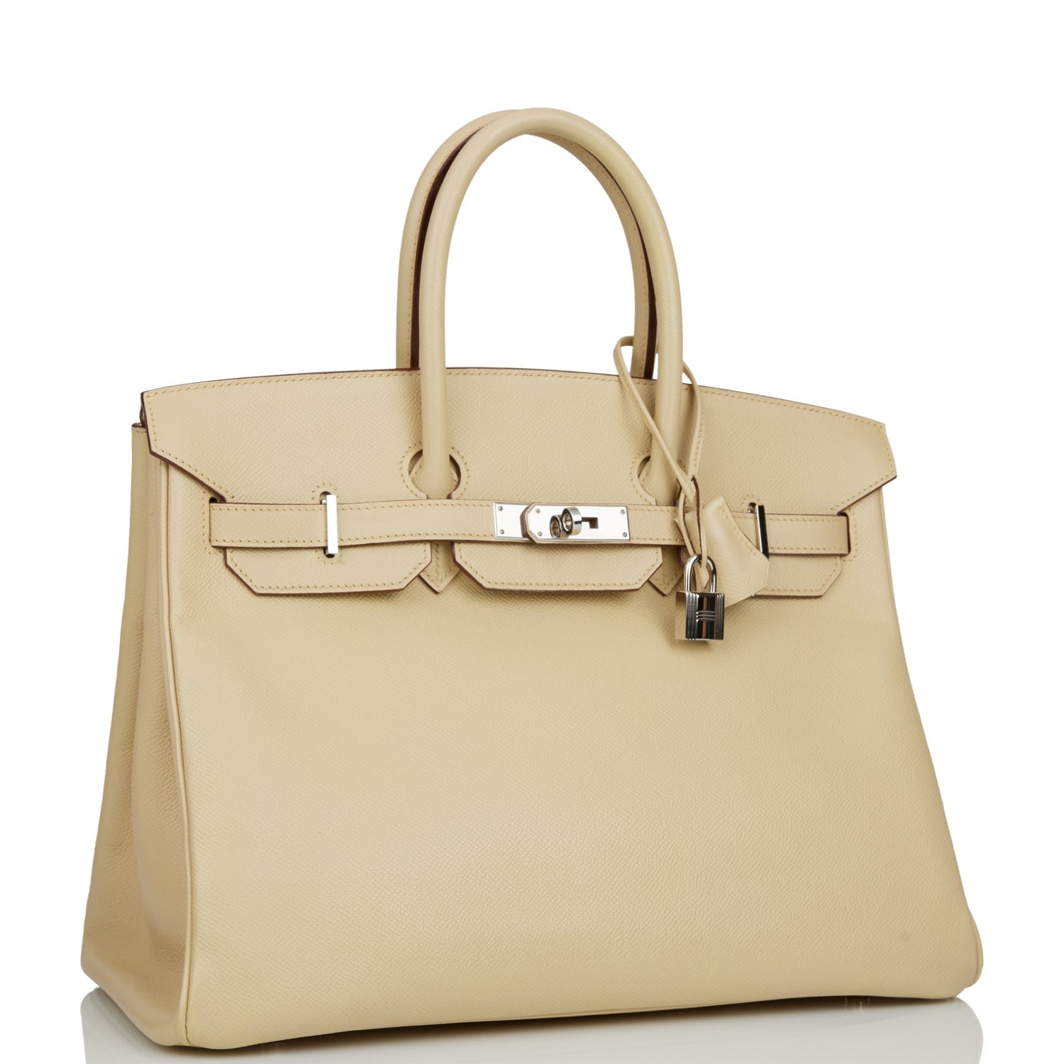Hermes Birkin 35 Parchemin Epsom Palladium Hardware | AlmaBagz