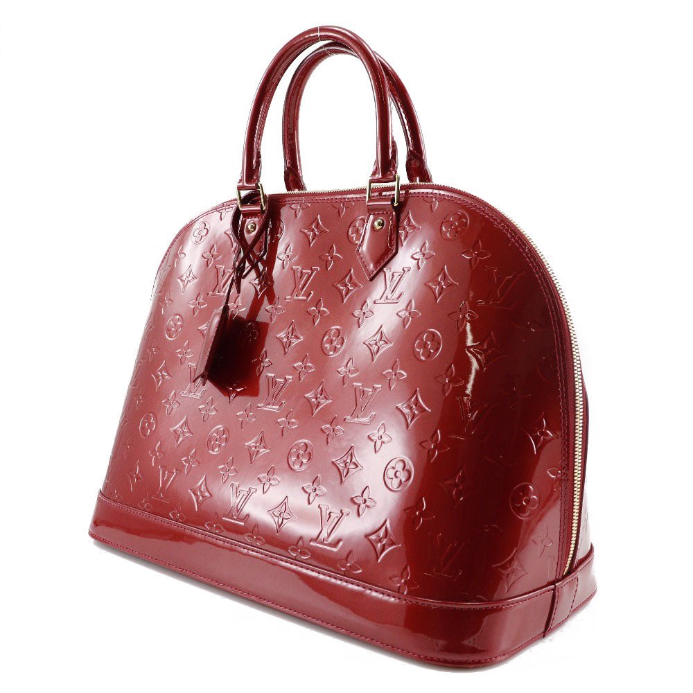 LOUIS VUITTON Handbag M93596 Vernis Red Alma GM | AlmaBagz