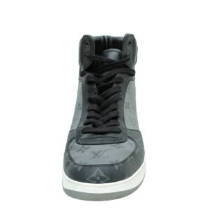 Louis Vuitton Monogram Graphite Rivoli Trainer Boot 10 | AlmaBagz