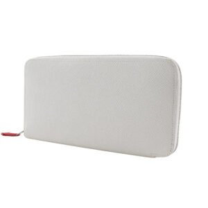 HERMES Long Wallet Purse Epsom White Azap Long Silk Inn Women Used | AlmaBagz