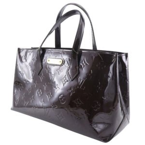 LOUIS VUITTON Handbag M93641 Monogram Vernis wine-red Wilsher PM | AlmaBagz