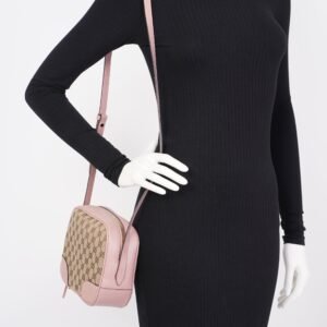 Gucci Bree Supreme / Pink Canvas | AlmaBagz