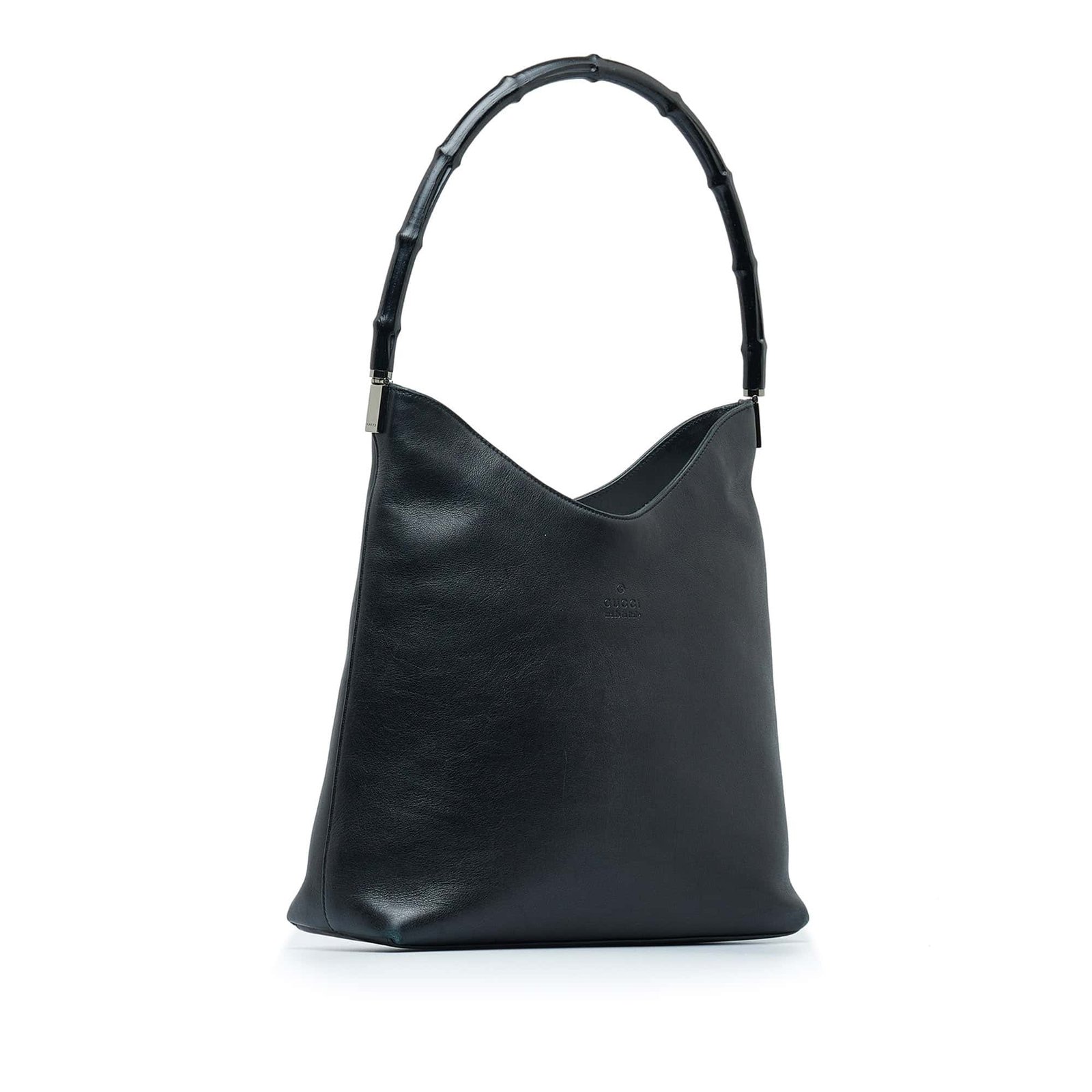GUCCI Bamboo Leather Shoulder Bag | AlmaBagz