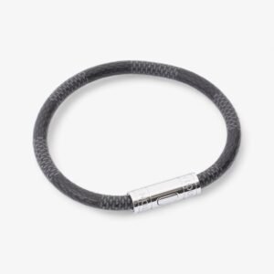 Louis Vuitton Keep It Bracelet Damier Graphite Coated Canvas 19 | AlmaBagz
