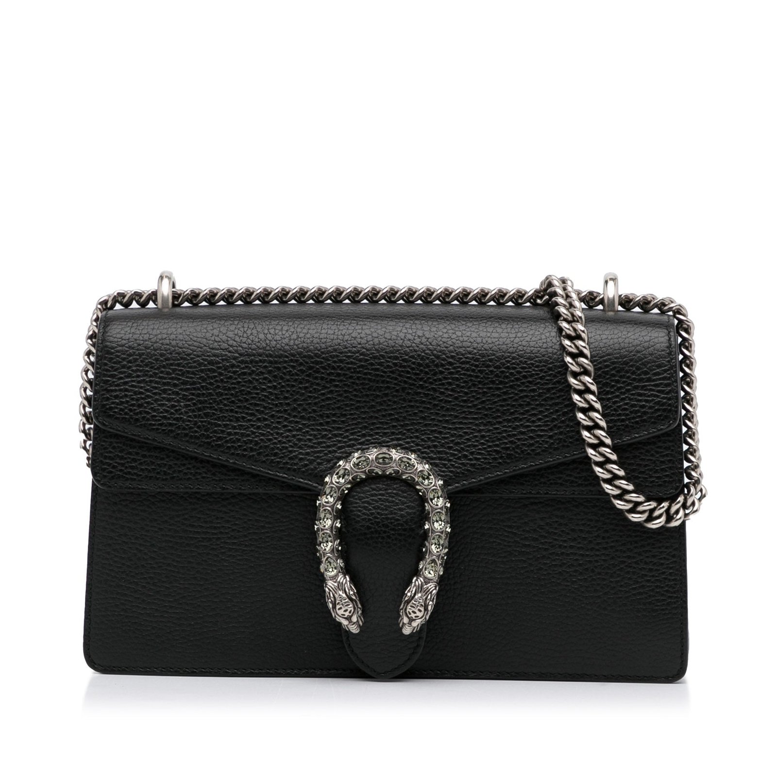 Gucci Dionysus Small Black Leather | AlmaBagz