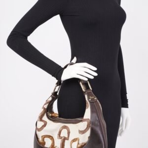 Gucci Horsebit Amalfi Cream / Brown Canvas | AlmaBagz
