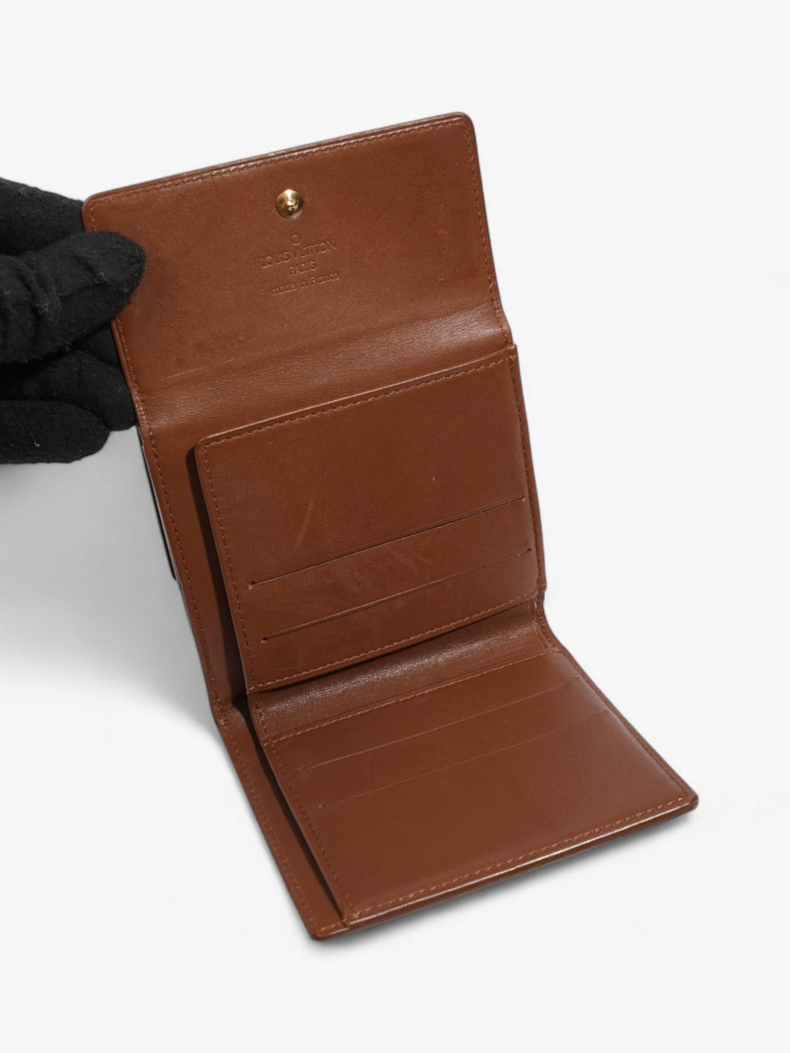 Louis Vuitton Elise Wallet Monogram Vernis / Bronze Vernis Leather | AlmaBagz - Image 2