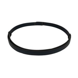 Hermes Black Kelly 18 Belt with Rose Gold Buckle | AlmaBagz