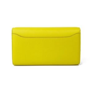 Hermes Lime Constance To Go Wallet | AlmaBagz