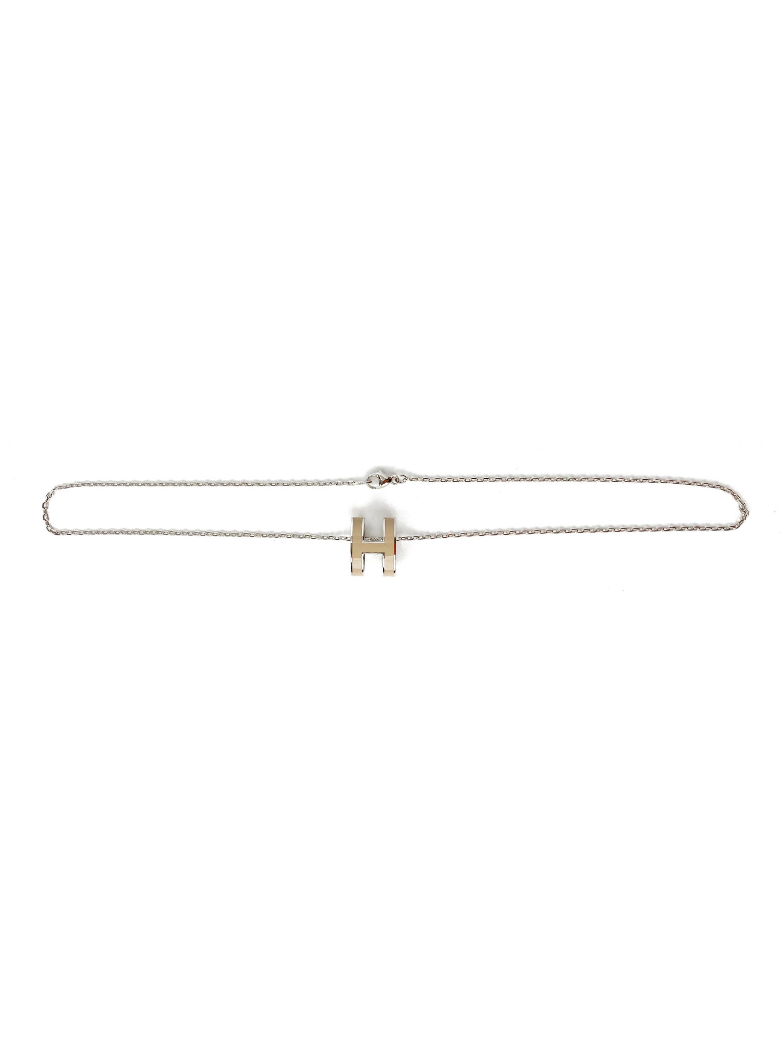 Hermes Marron Pop H Necklace | AlmaBagz