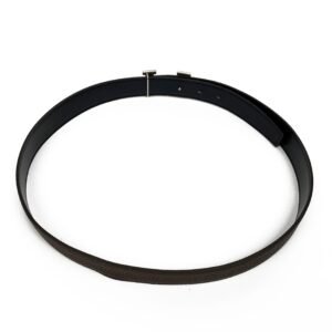 Hermes Men's Martelee Black & Brown Reversible Belt | AlmaBagz