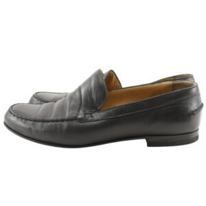 HERMES loafers Calfskin black 37 1/2 Hstitch Women 37 1/2 Used | AlmaBagz