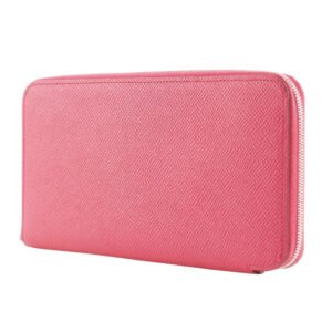 HERMES Long Wallet Purse Epsom pink Azap Long Silk Inn Women Used | AlmaBagz